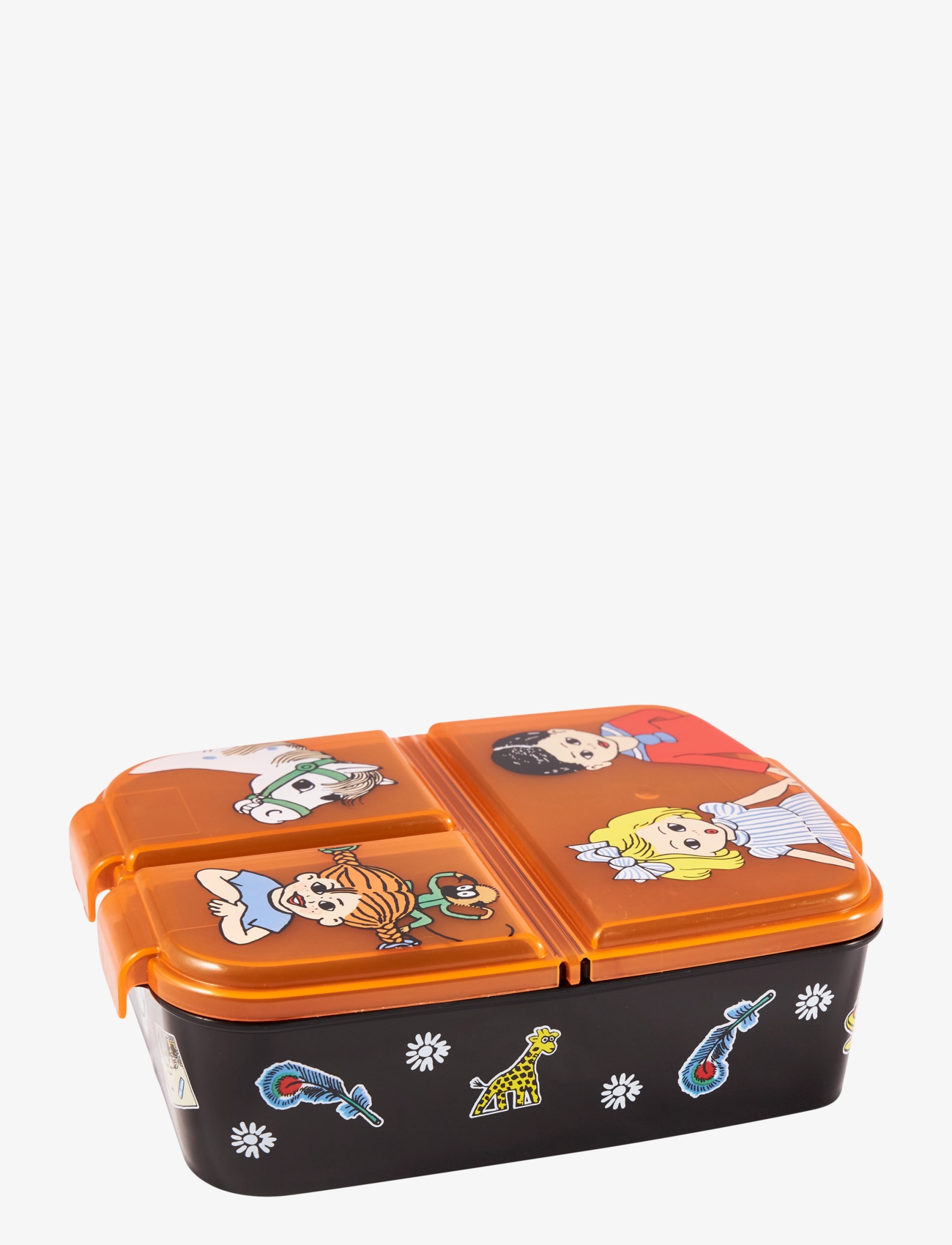 EUROMIC Pippi Multi Compartment Sandwich Box Patterned - One Size - Kinder