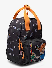 Euromic - PIPPI small backpack with front pocket - kesälöytöjä - black - 2