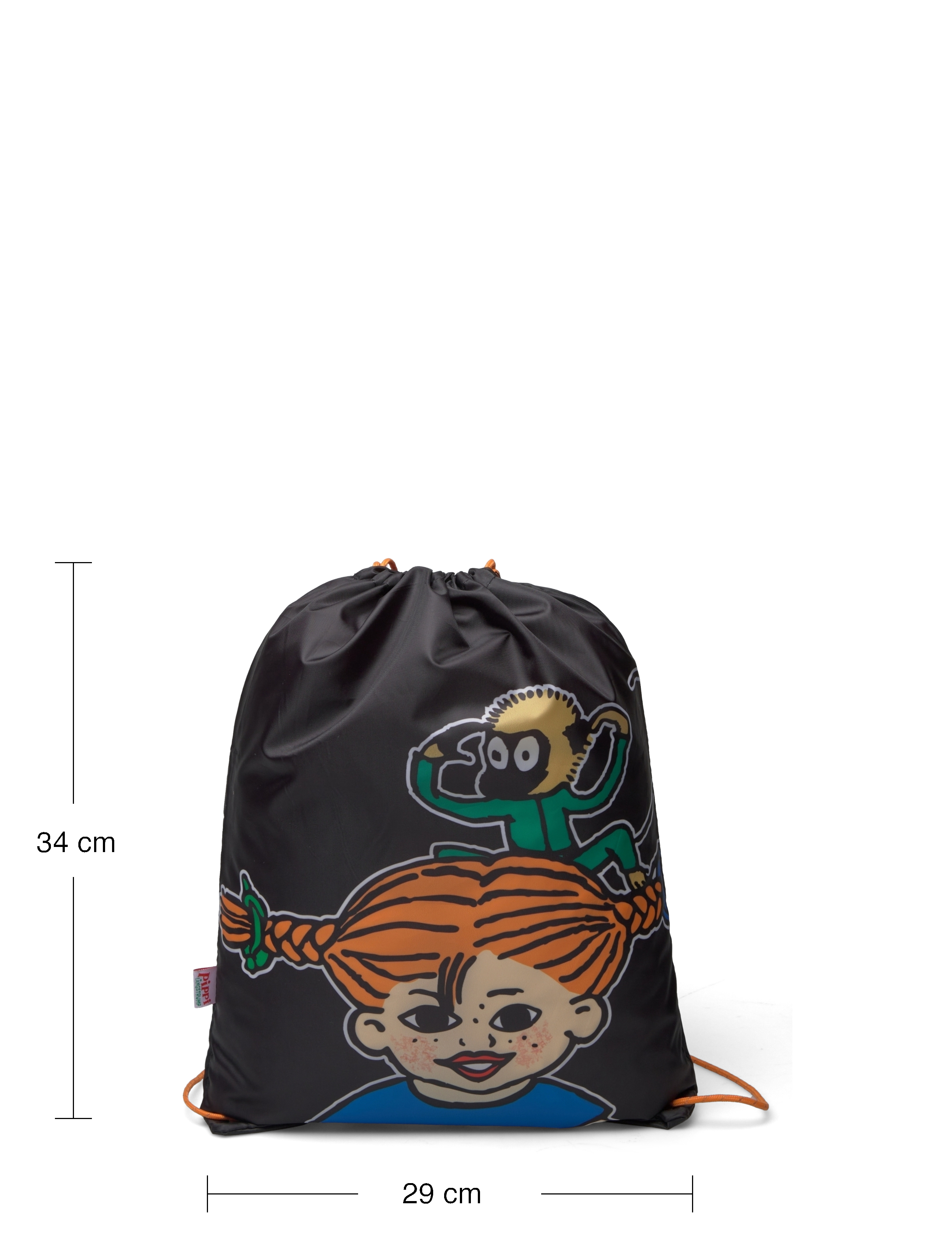 Euromic - PIPPI, Snøre gymnastikpose - black - 3