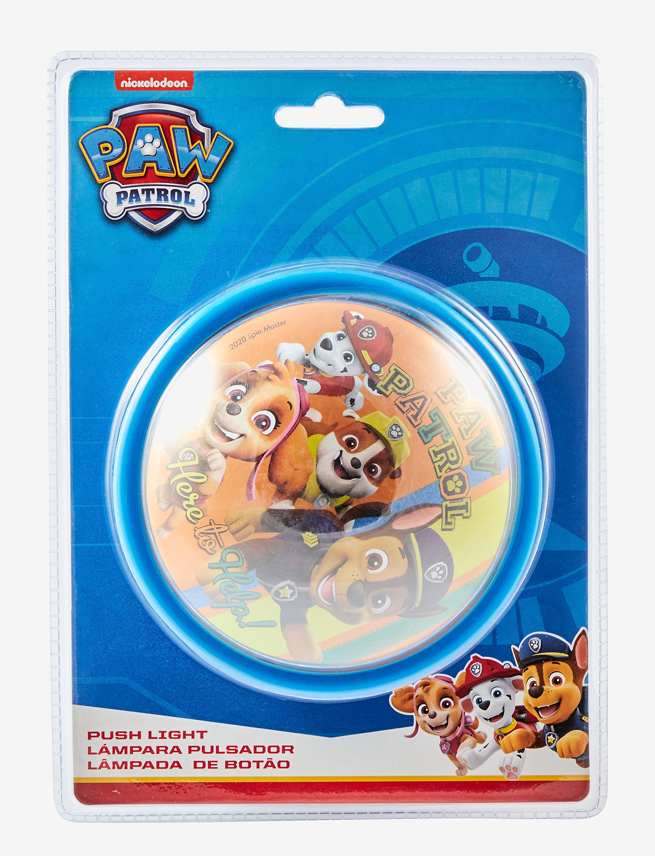 Paw Patrol - PAW PATROL, Push light with LED - blue - 0