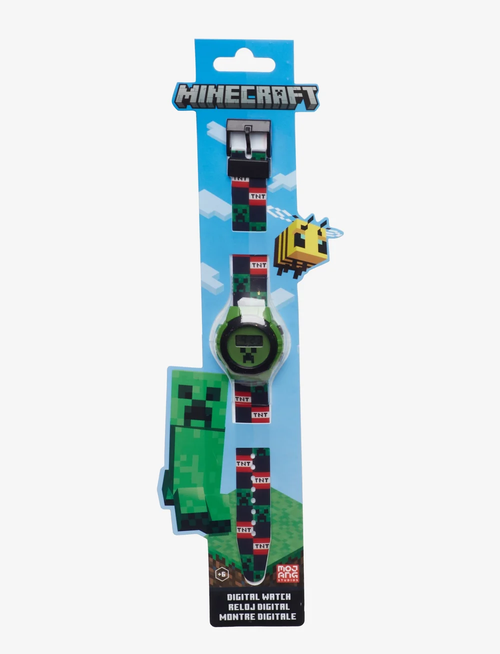 Minecraft digital wrist deals watch