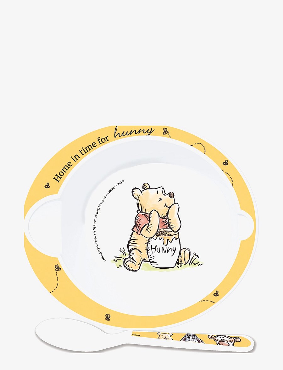 Winnie Puuh - Winnie the Pooh, Toddler 2-pc. SET, bowl + spoon - essgeschirr - yellow - 1