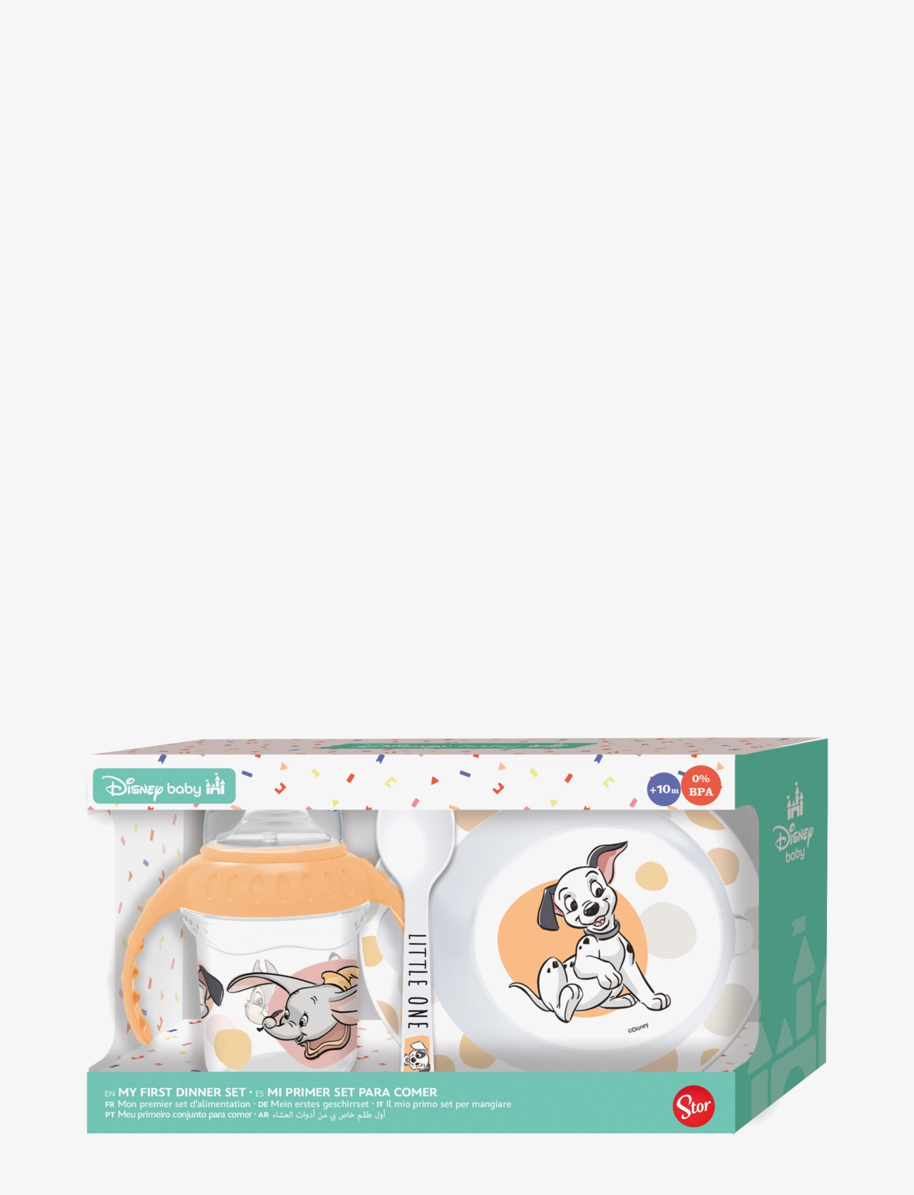 Klassikere Disney Klassiker, 3-Delt Gaveæske, Krus, Skål & Ske, One Size, Orange, Måltid > Middagssæt, Børn