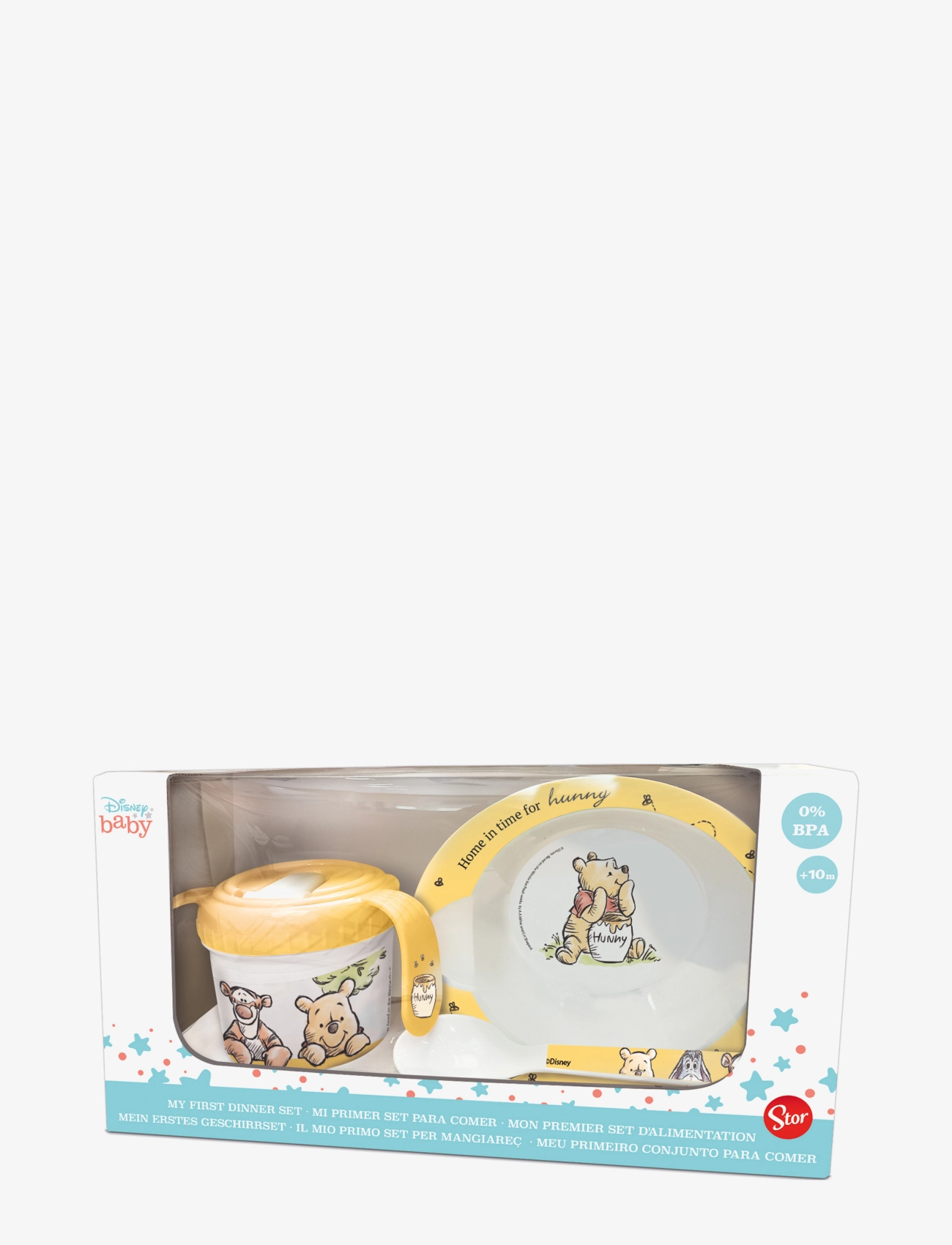 Euromic Winnie the Pooh, 3-pc. GIFT BOX SET, mug, bowl & spoon - Toitmine - YELLOW / yellow