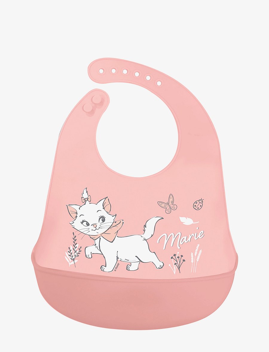 Klassika - DISNEY CLASSIC, Toddler 100% silicone Bib - varrukateta pudipõlled - pink - 1