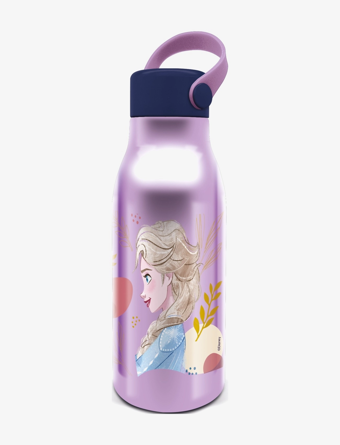 EUROMIC Frozen, Flexi Håndtag Aluminium Vandflaske, 760 Ml Lila - One Size - Kinder