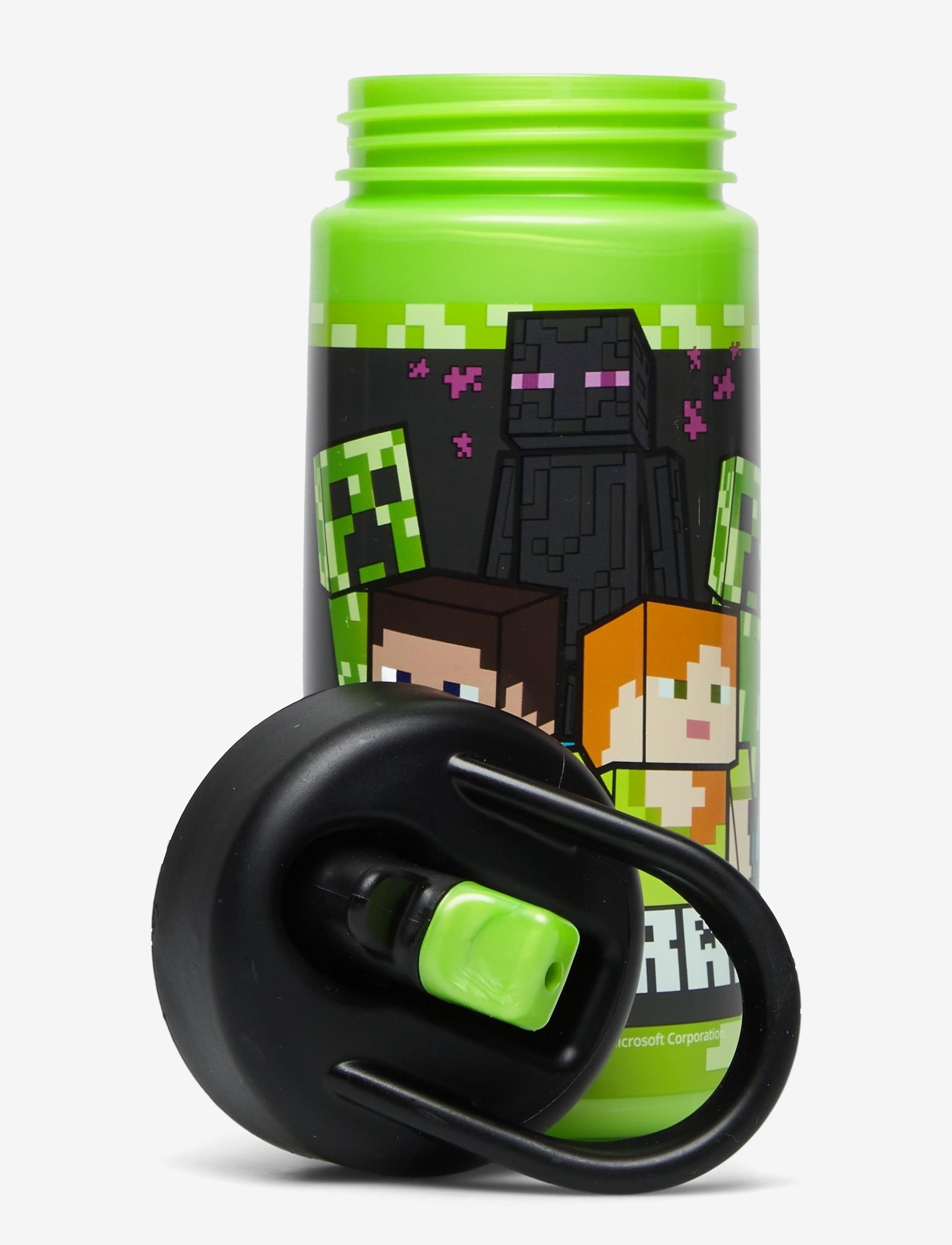 Minecraft - MINECRAFT, Water bottle with straw - veepudelid - green - 1