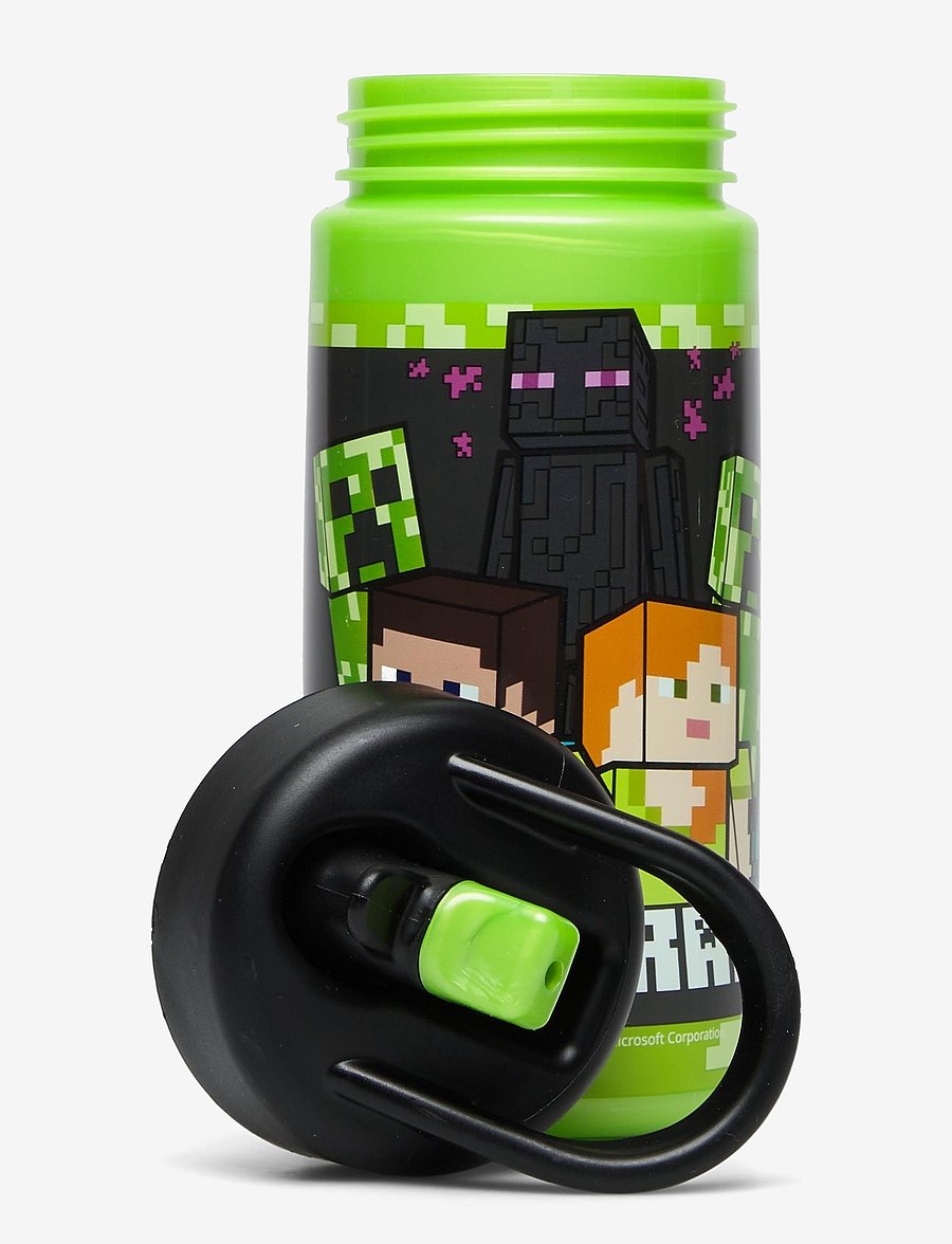 Minecraft - MINECRAFT, Water bottle with straw - vattenflaskor - green - 1