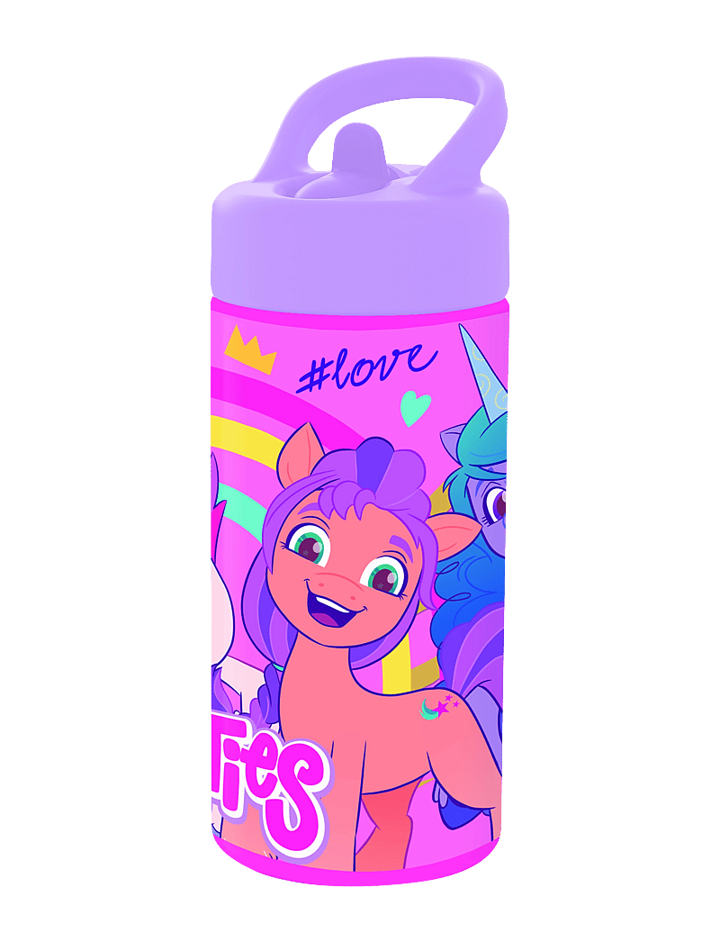 My Little Pony - MY LITTLE PONY, Water bottle with straw - wasserflaschen - pink - 0
