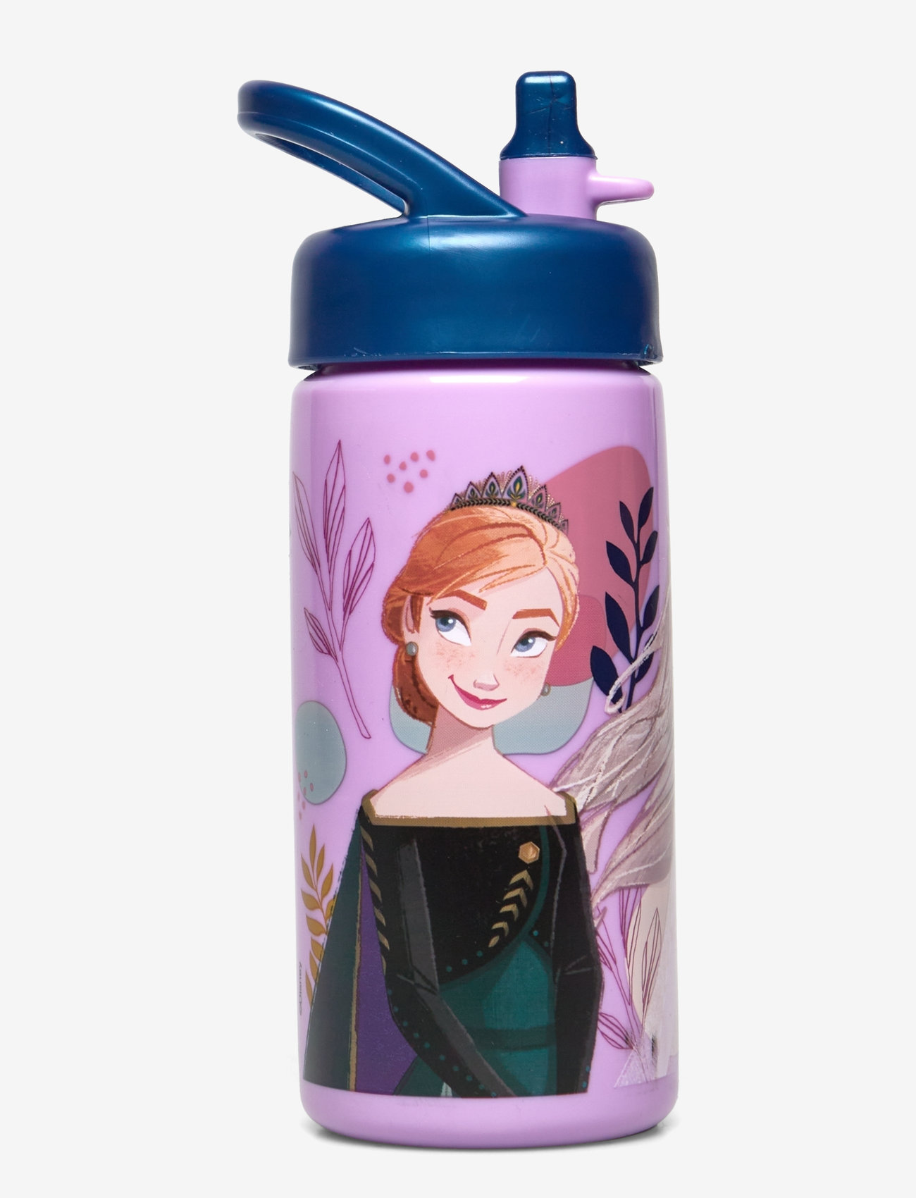 Frozen - FROZEN, Water bottle with straw - water bottles - purple - 0