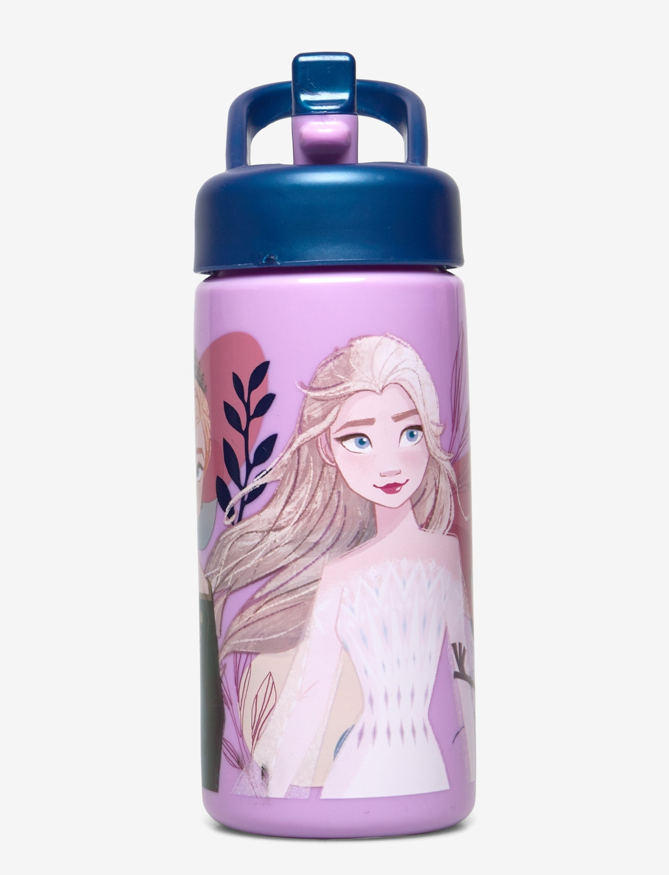 Frozen - FROZEN, Water bottle with straw - water bottles - purple - 1