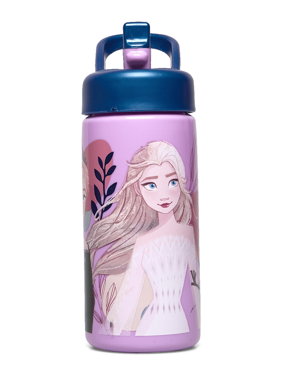 Die Eiskönigin - FROZEN, Water bottle with straw - wasserflaschen - purple - 1