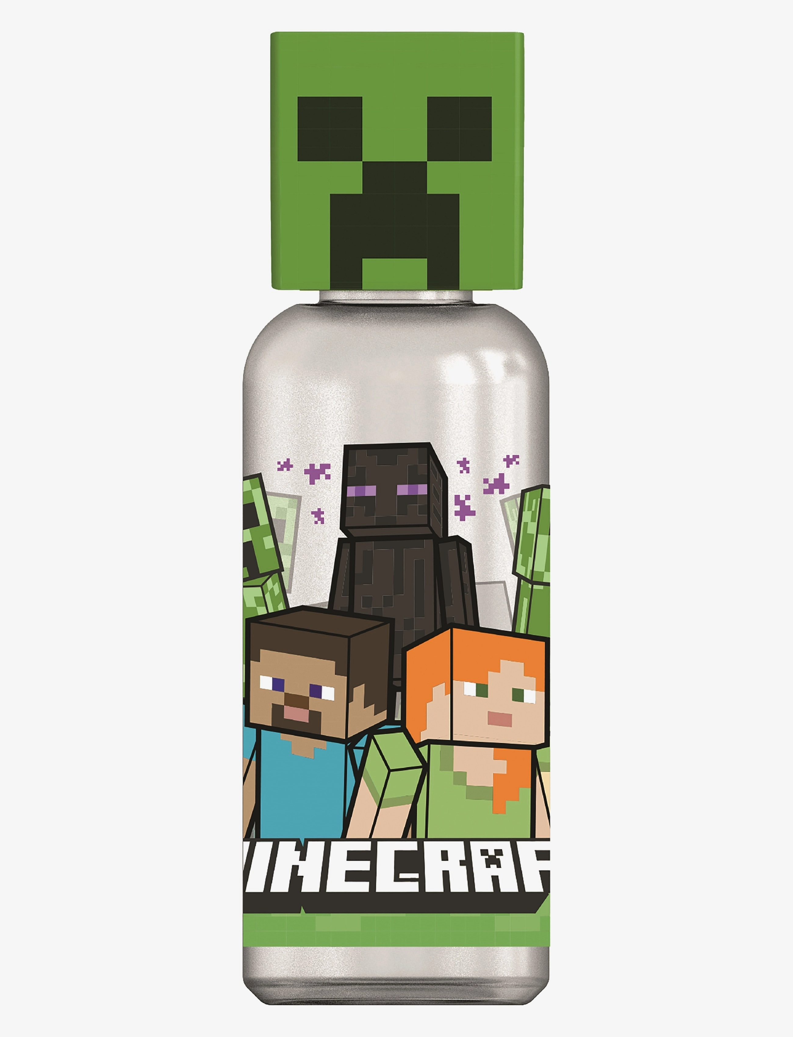 Minecraft Minecraft, 3D Figurflaske, 560 ml, One Size, Green, Hjem > Måltidstid, Børn