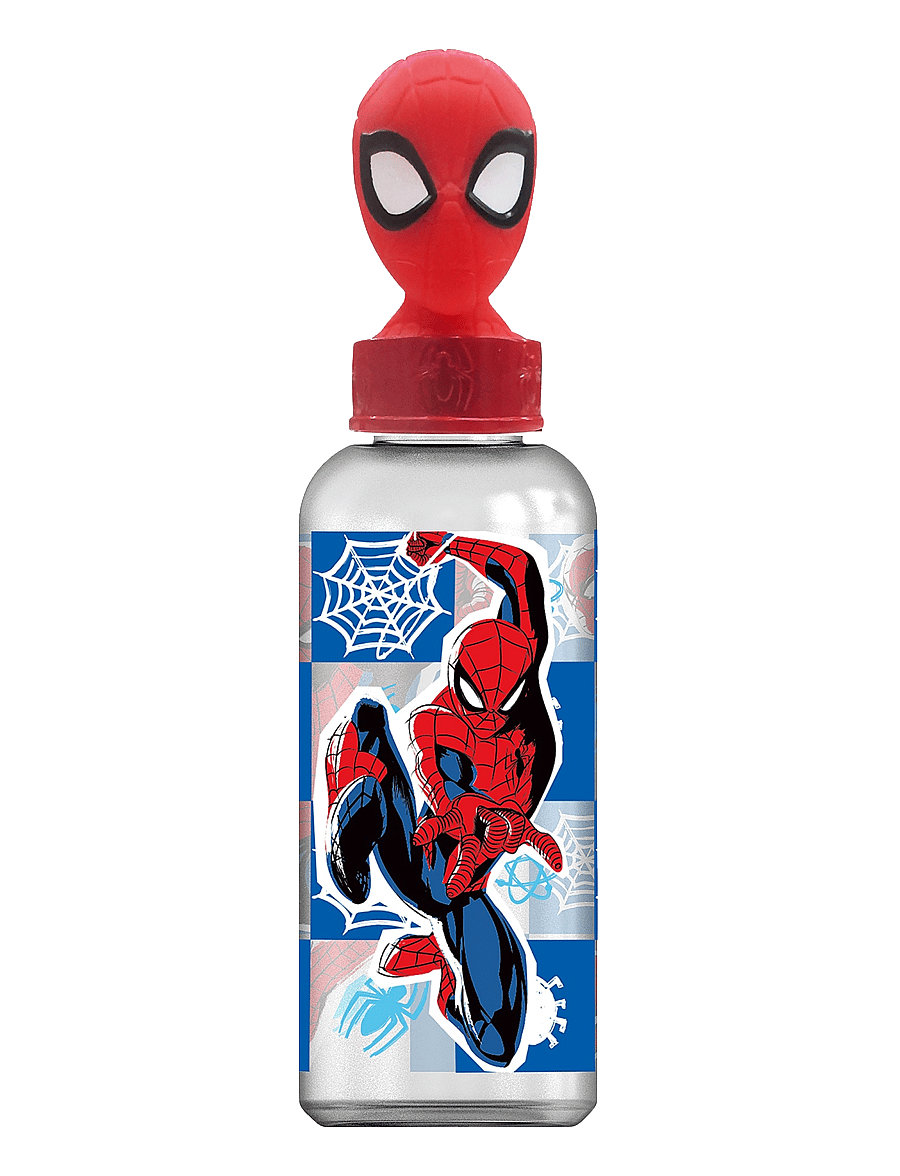 Spider-man - SPIDERMAN, 3D figurine bottle, 560 ml - water bottles - red - 0