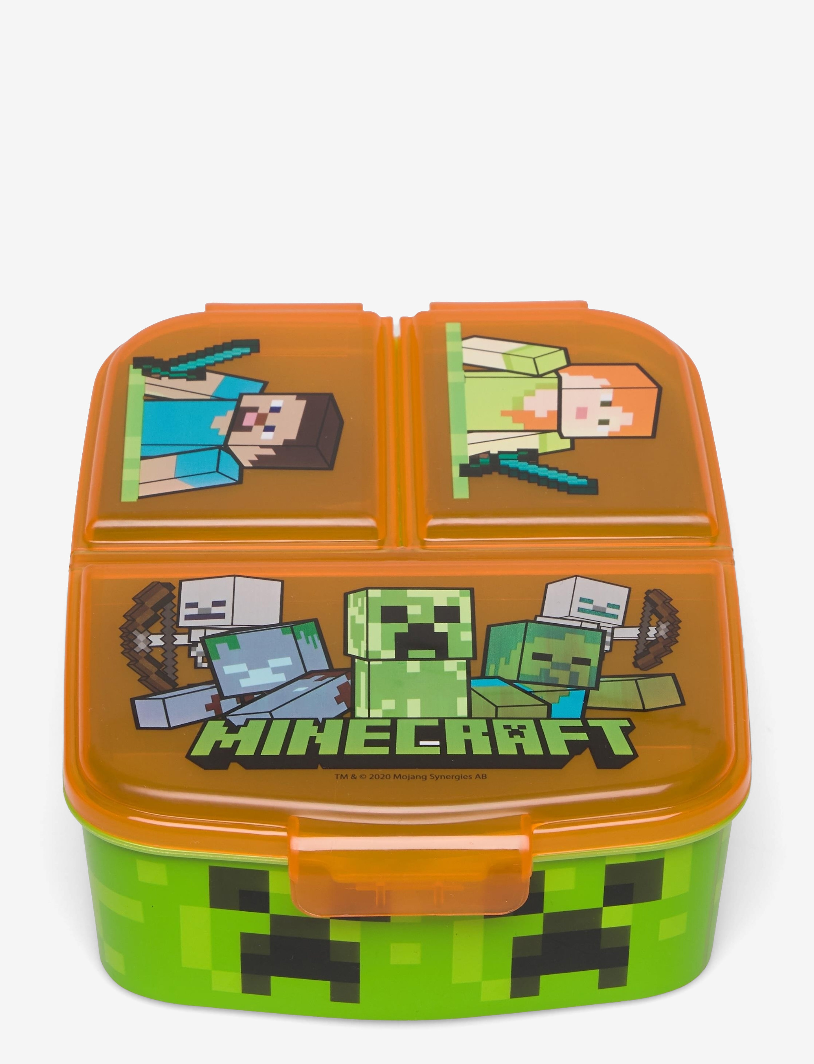 Minecraft, Multi Rum Sandwich Boks, Madkasse, Multi/mønstret, Str: ONE SIZE