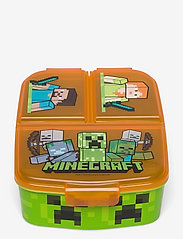MINECRAFT multi compartment sandwich box - GREEN