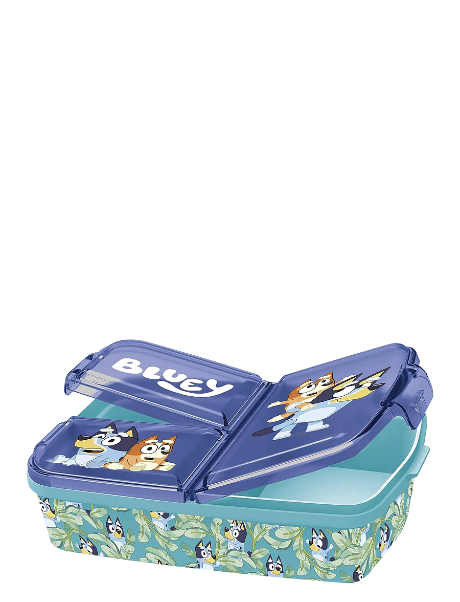 Euromic - BLUEY multi compartment sandwich box, 18 x 13 cm - blue - 0
