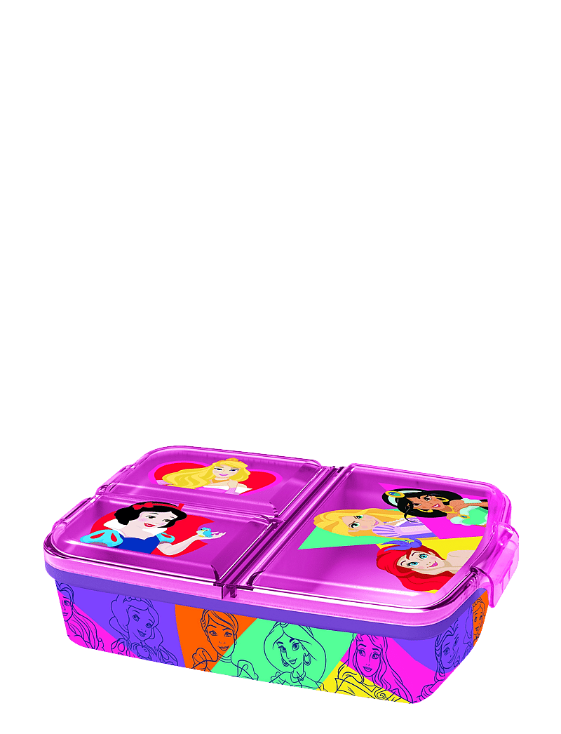 Prinzessinnen - DISNEY PRINCESS, Multi compartment sandwich box - brotdosen - pink - 0