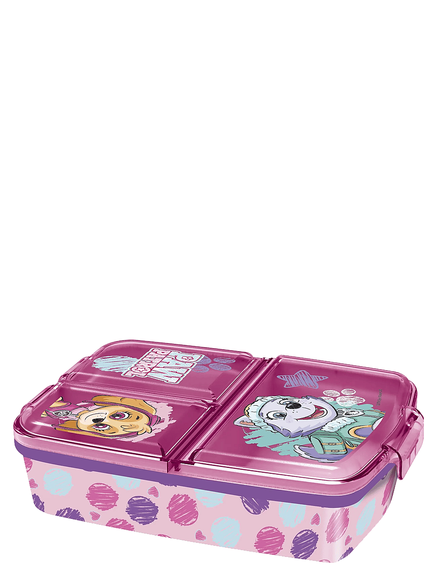 Euromic - PAW GIRLS multi compartm. lunch box, NEW - pink - 0