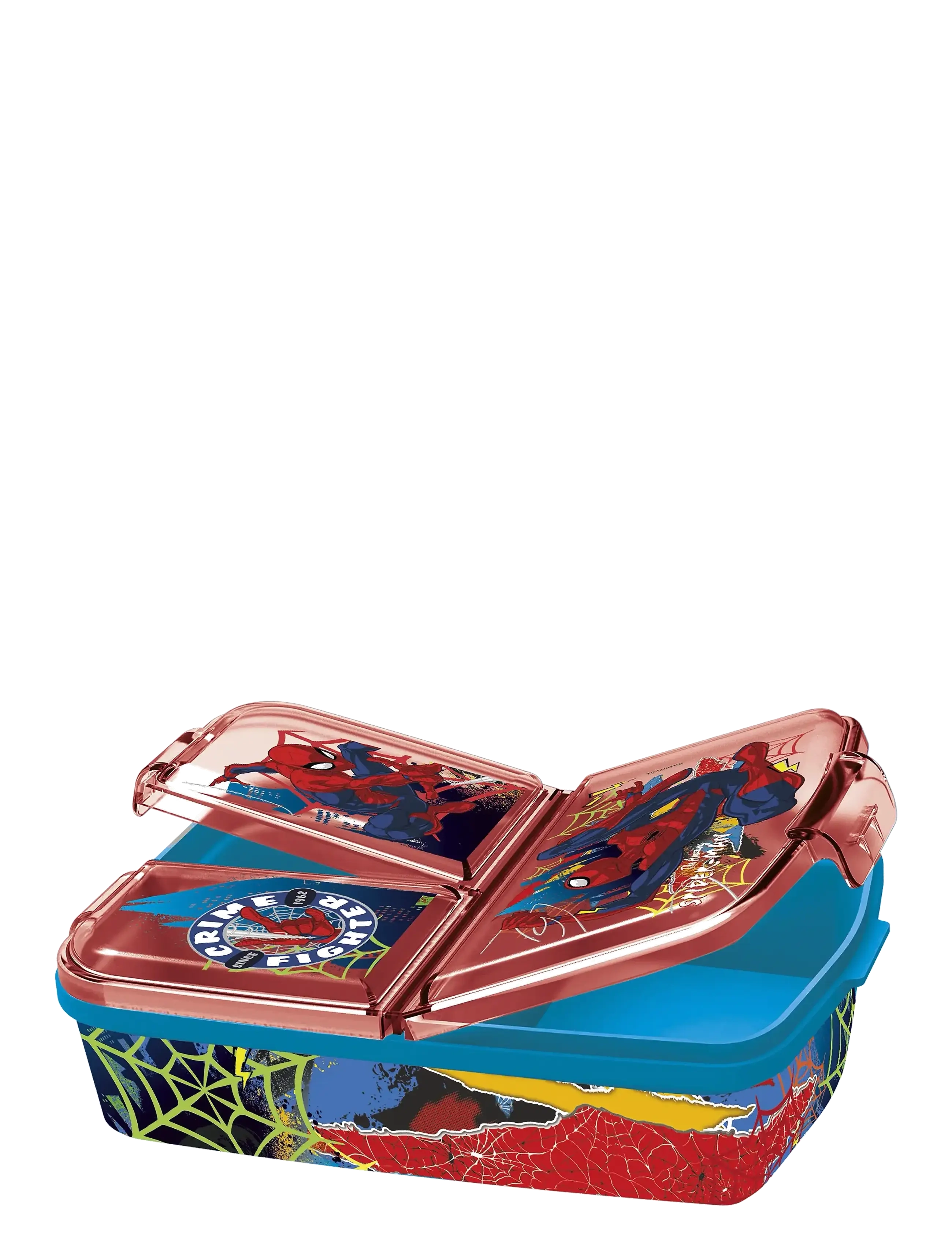 Spider-man Stitch Multirums Madkasse, One Size, Multi/patterned, Måltidstid > Madkasser, Børn