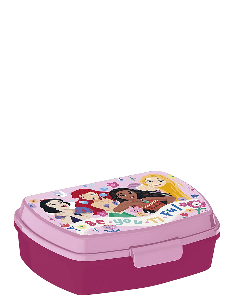 Księżniczki - DISNEY PRINCESS Funny sandwich box - pudełka śniadaniowe - pink - 0