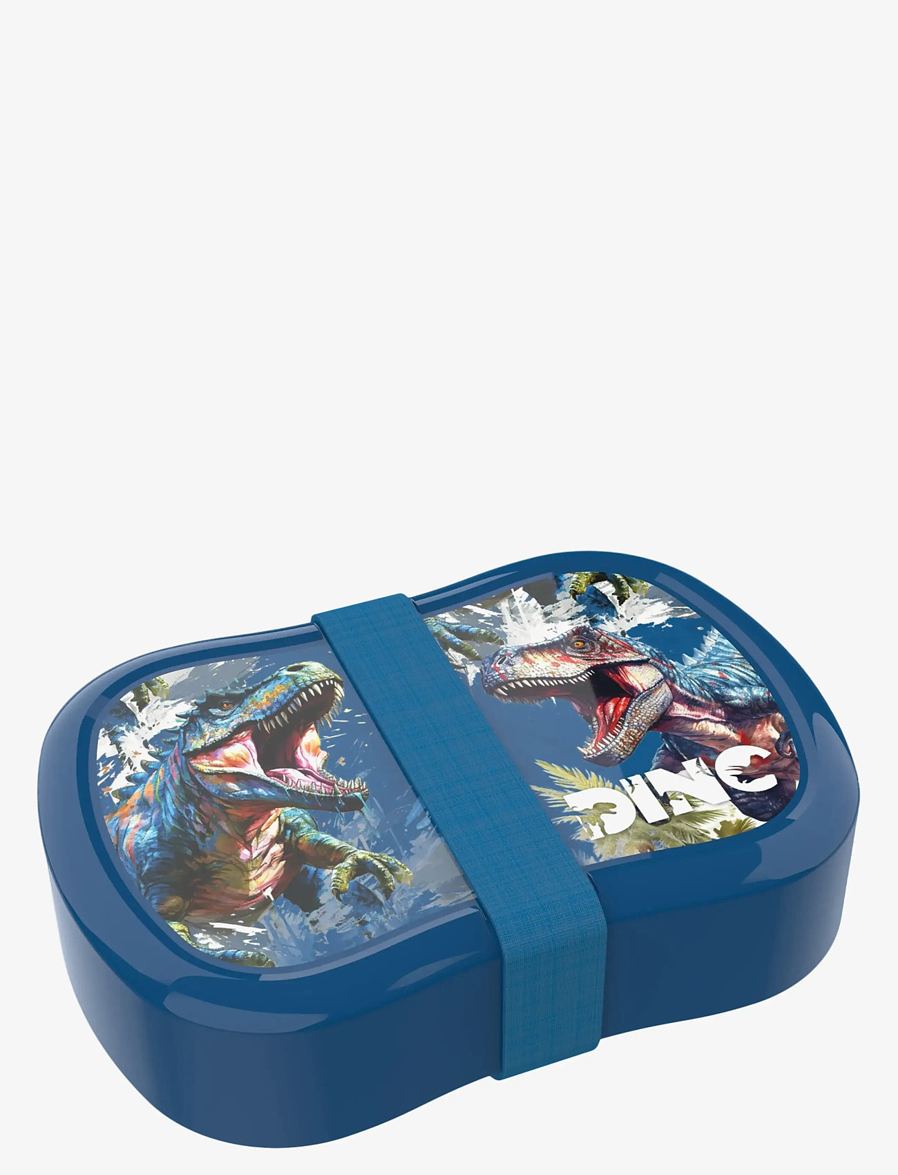 T-Reksas - LUNCH BUDDIES T-Rex lunch box w/strap - priešpiečių dėžutės - blue - 0