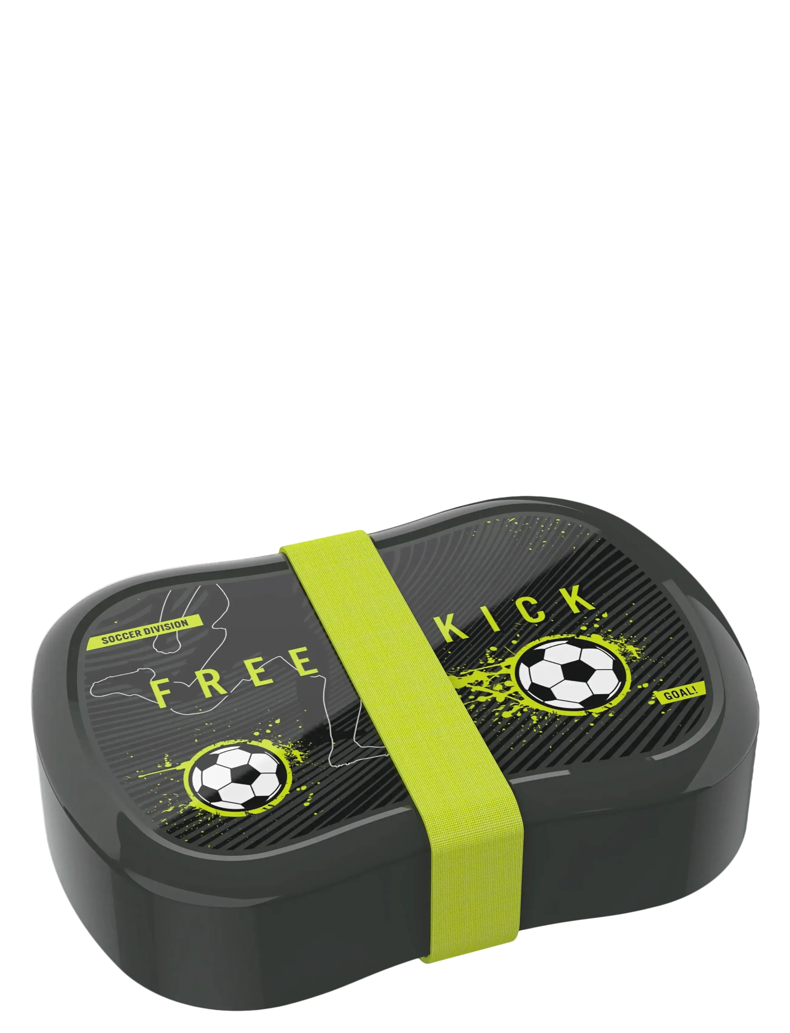 Jalgpall LUNCH BUDDIES Football lunch box w/strap - Lastetuba - BLACK / black