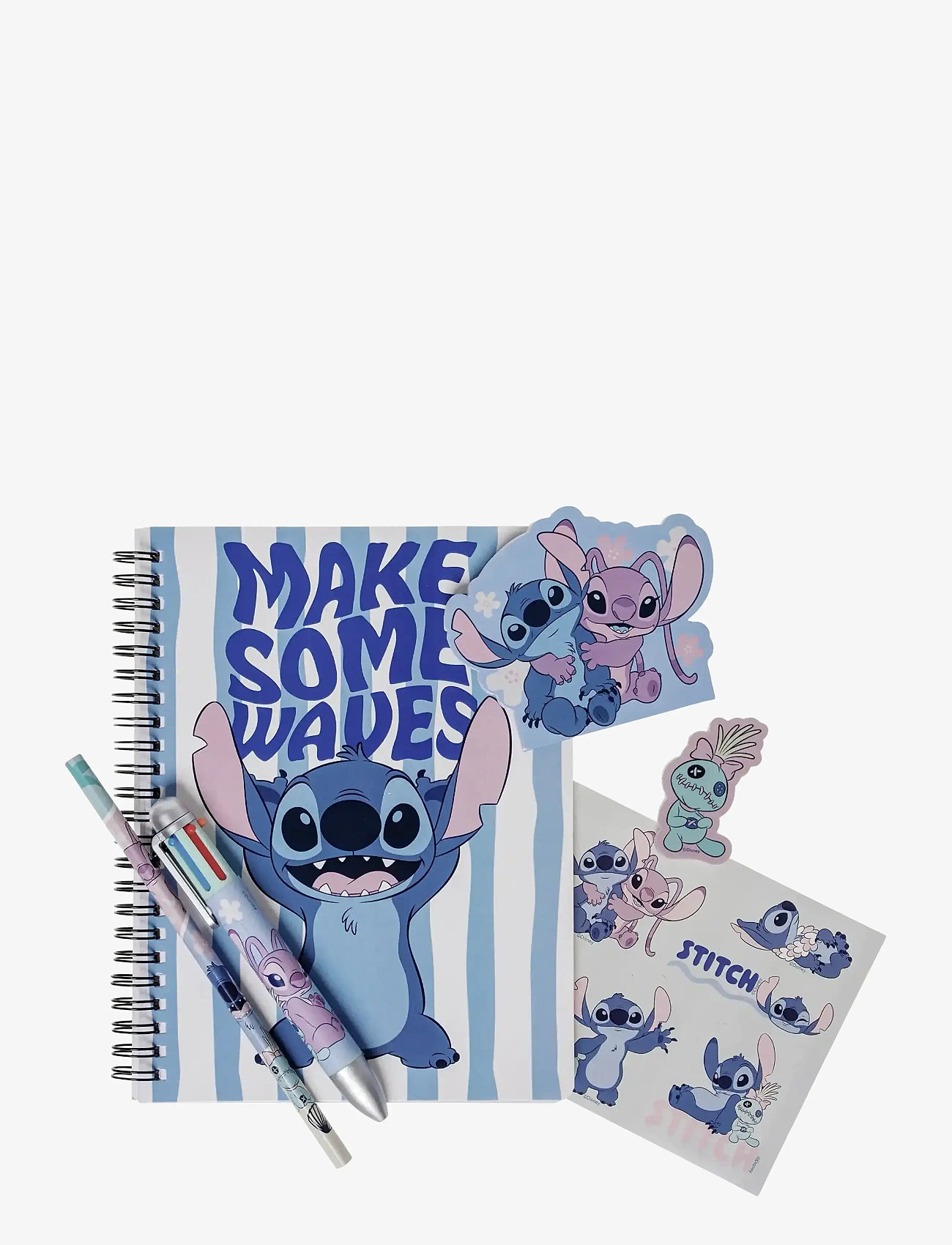 Lilo ja Stitch - STITCH, Writing Set, w/multi-col. pen - kirjatarbed - blue - 1