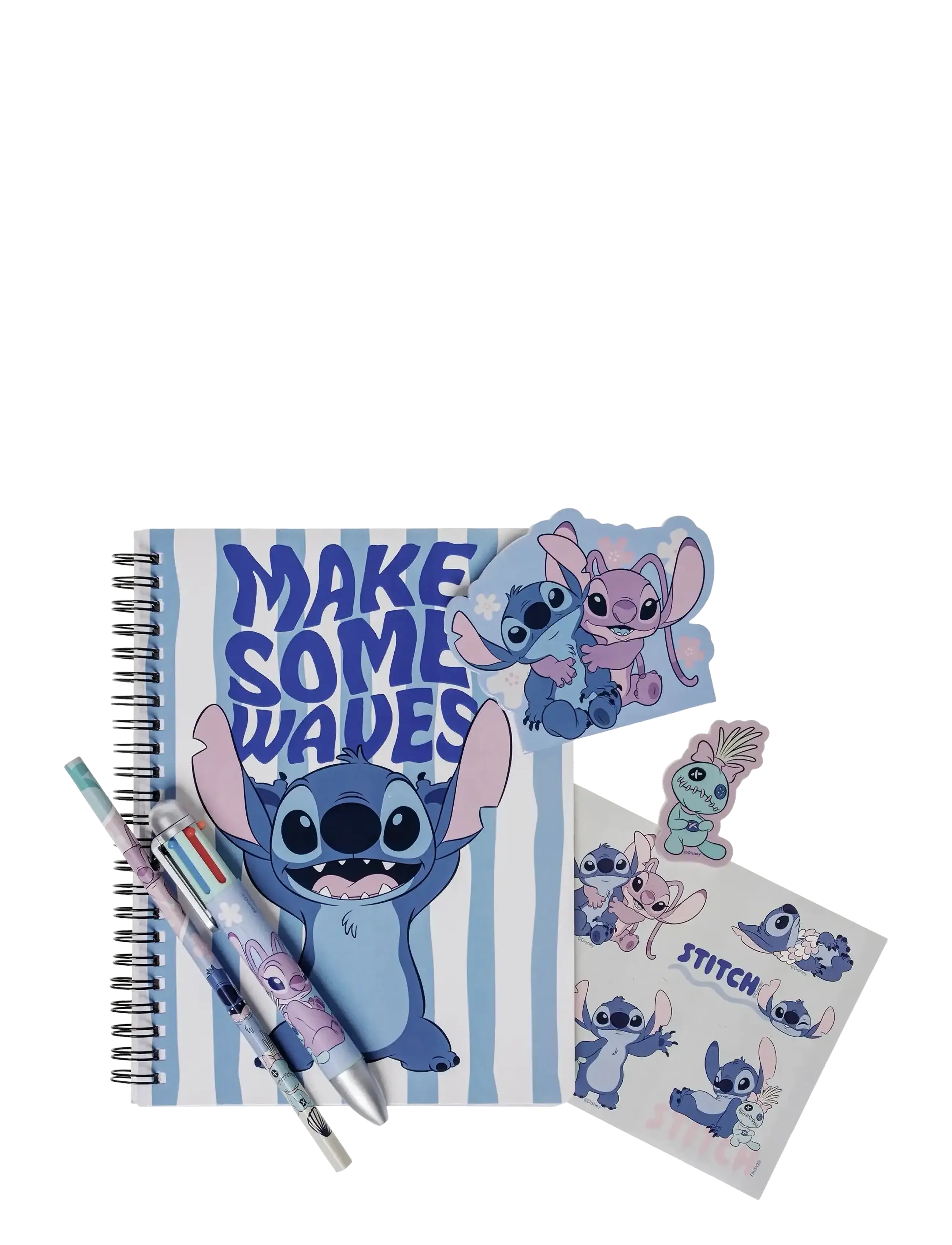Lilo & Stitch - STITCH, Writing Set, w/multi-col. pen - piirustustarvikkeet - blue - 1