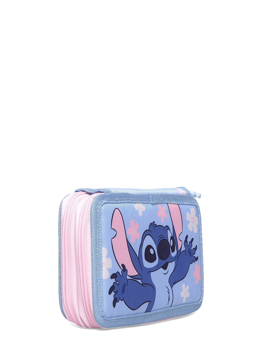 Lilo & Stitch - STITCH, Filled double pencil case - federmäppchen - blue - 4