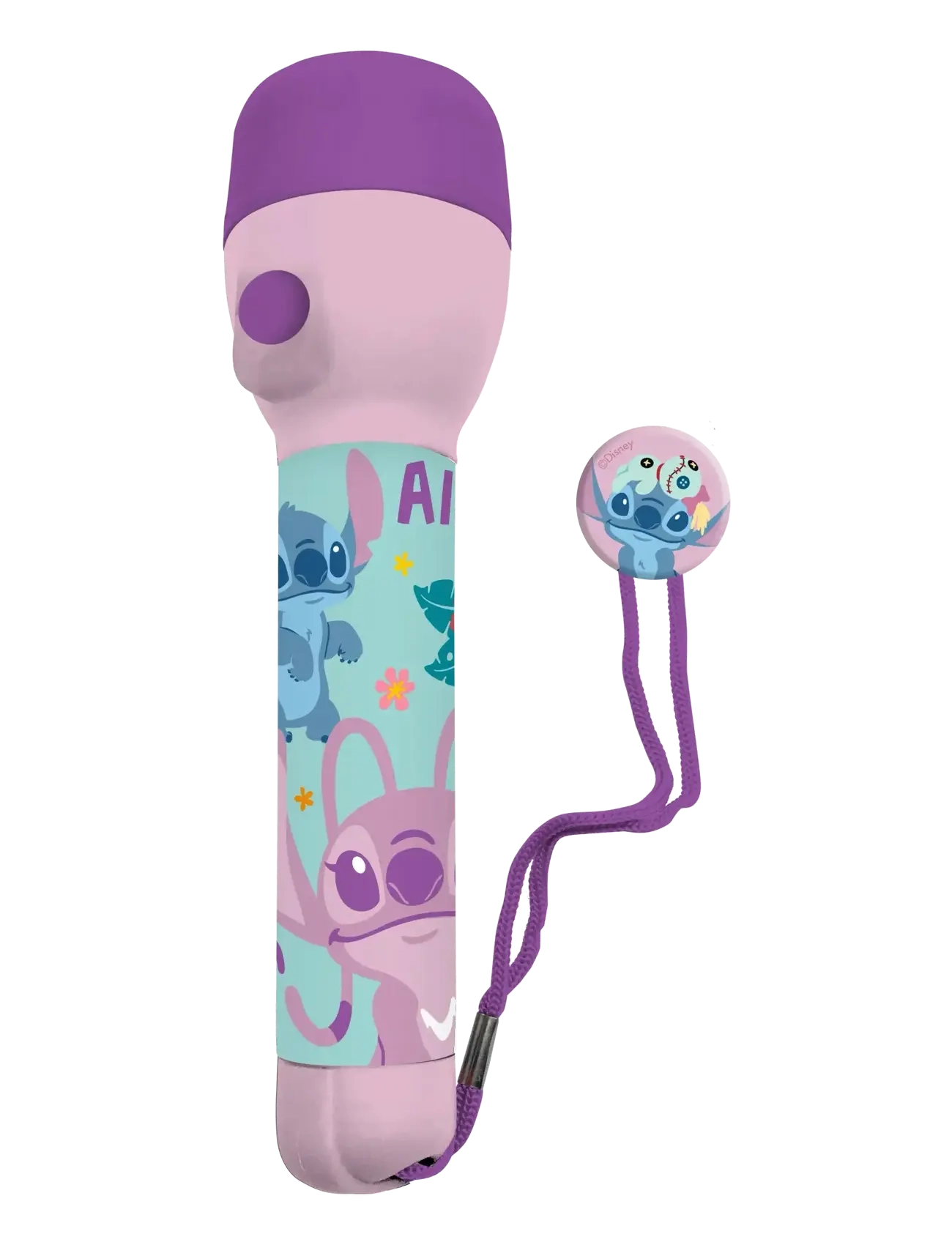 Lilo & Stitch STITCH, Torch with LED light - Accessories - GREEN / purple