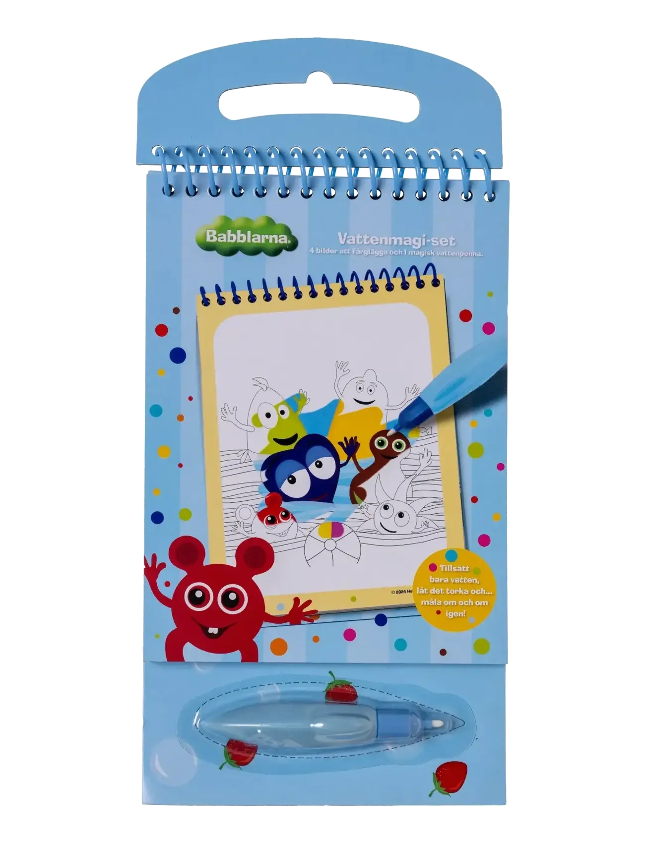 Babblarna Babblarna, Vandmagi Sæt, 4 Sider, One Size, Blue, Tegning > Kalendere Og Notesbøger, Børn