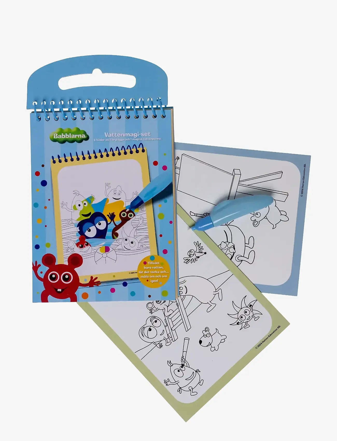 Babblarna - BABBLARNA, Water Magic Set, 4 pages - calendars & notebooks - blue - 1