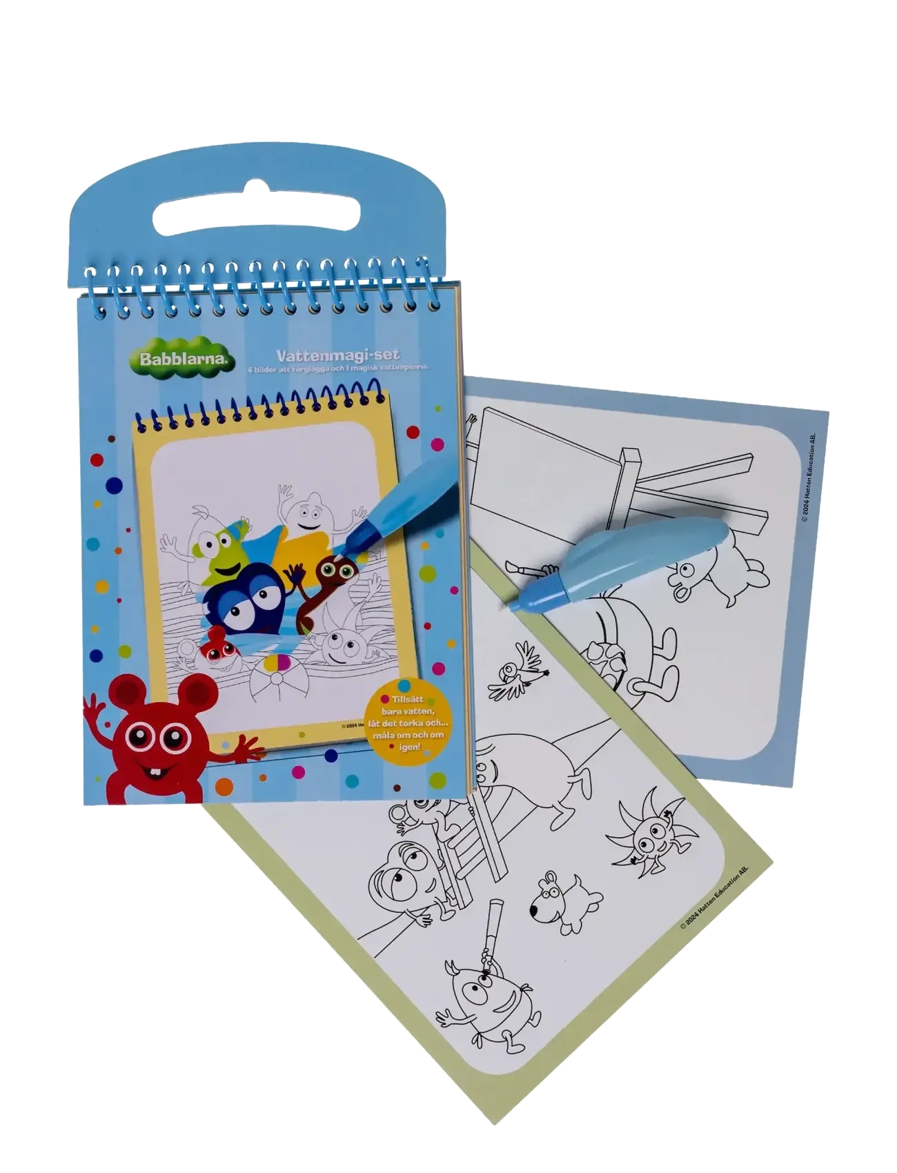 Babblarna - BABBLARNA, Water Magic Set, 4 pages - teikna & föndra - blue - 1