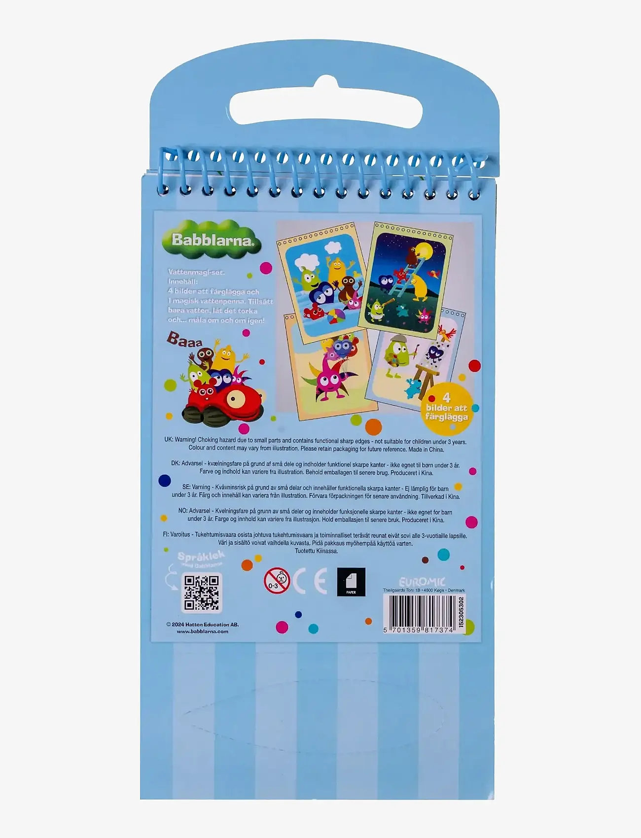 Babblarna - BABBLARNA, Water Magic Set, 4 pages - calendars & notebooks - blue - 2