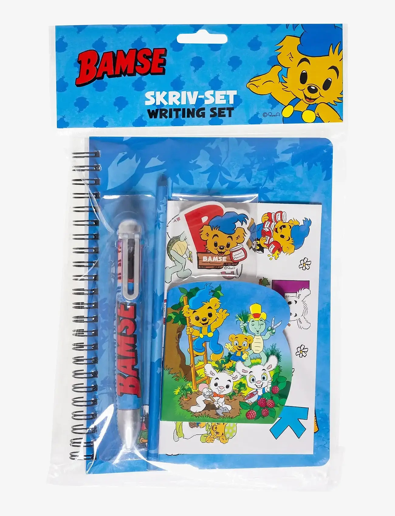 Bamse - BAMSE, Writing set w/multi-col- pen - kalender & notizbücher - blue - 0