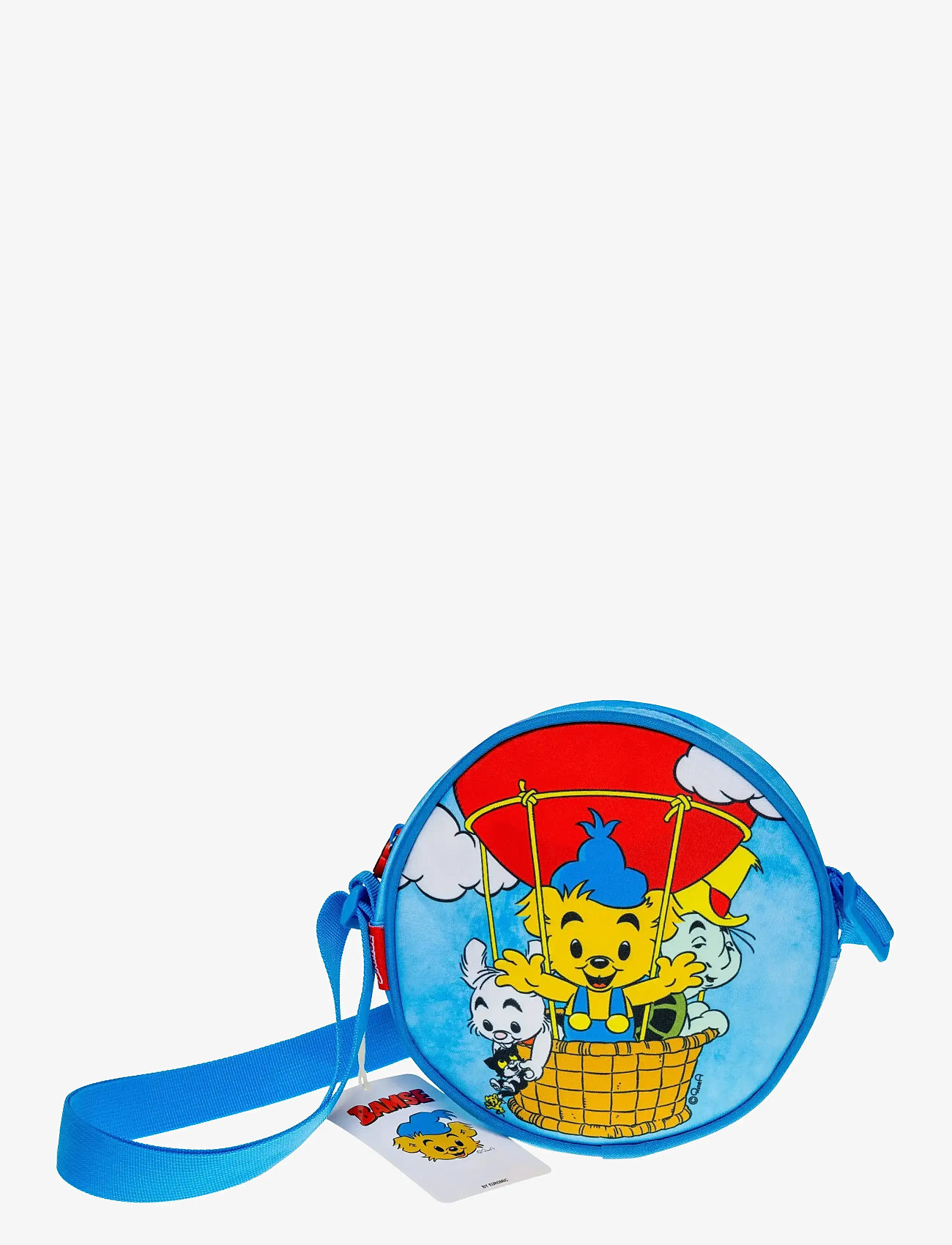 Bamse - BAMSE, Round bag wtih adjustable strap - Õlakotid - blue - 0