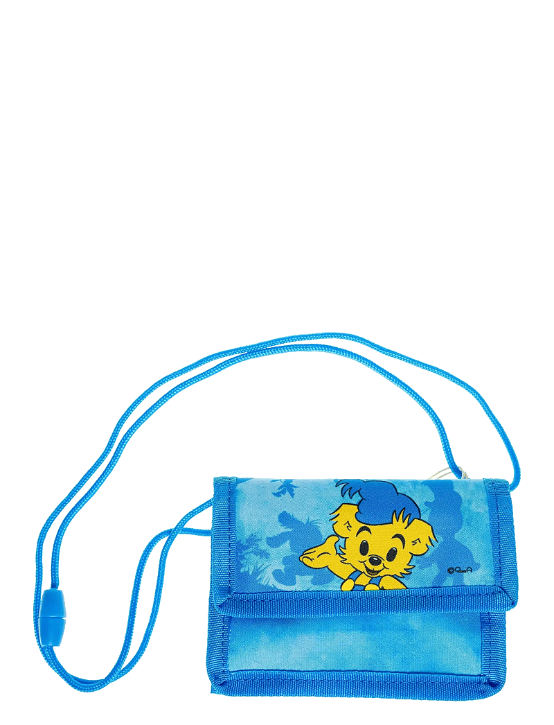 Bamse - BAMSE, Wallet with safety string, 13.5 x 9 cm - portefeuilles - blue - 0
