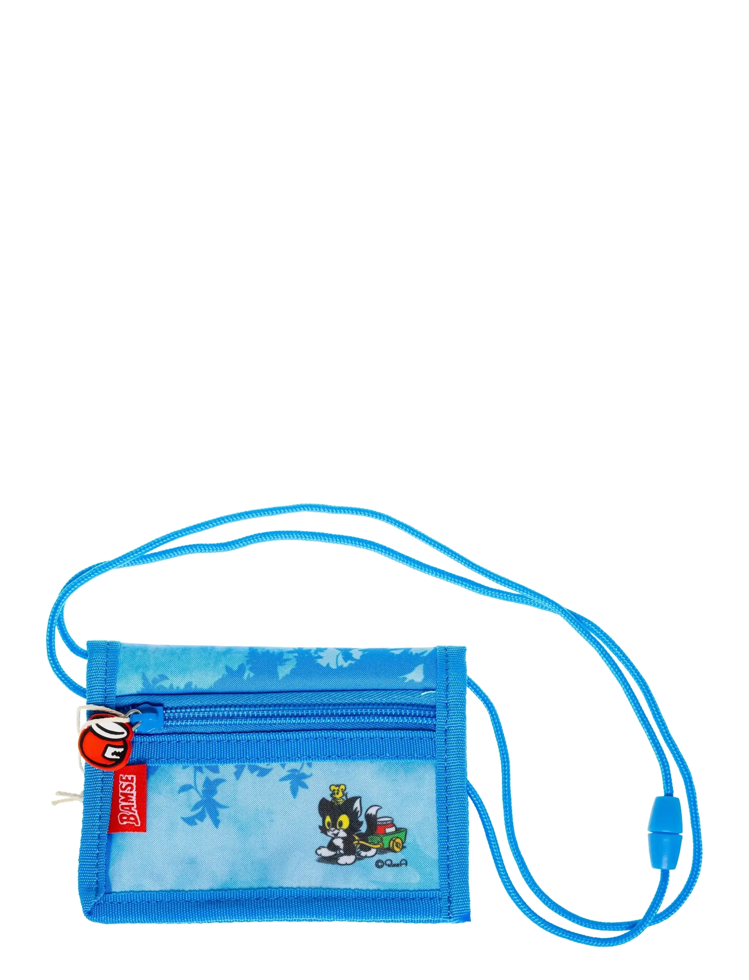 Bamse - BAMSE, Wallet with safety string, 13.5 x 9 cm - veski - blue - 1
