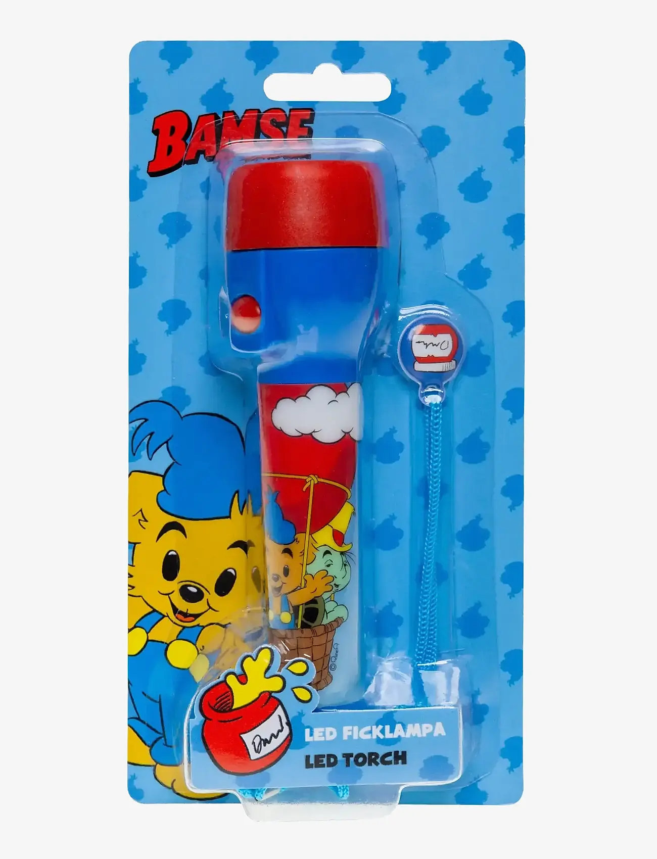 Bamse - BAMSE, Torch with LED light - elektronik & media - blue - 0