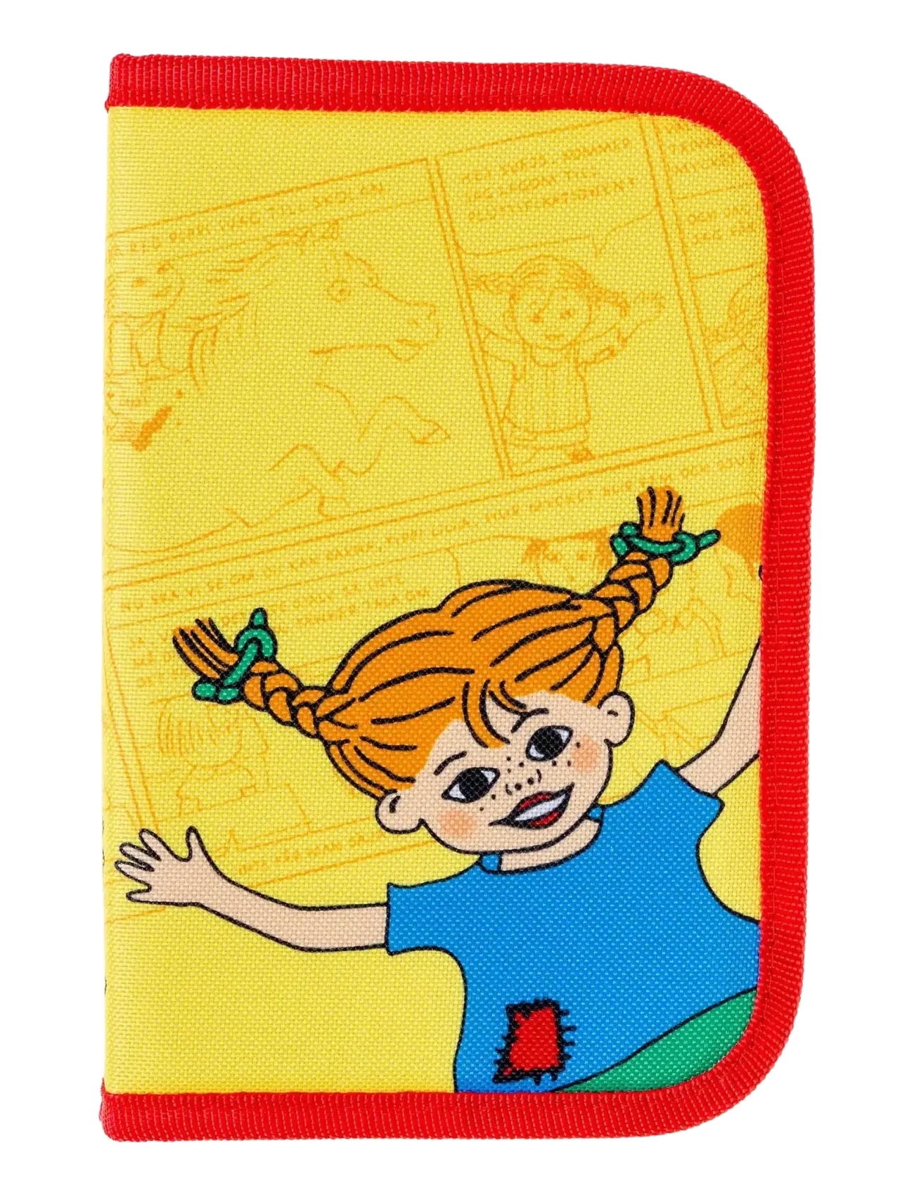 EUROMIC Pippi Fyldt Single Dækker Penalhus Gelb - One Size - Kinder
