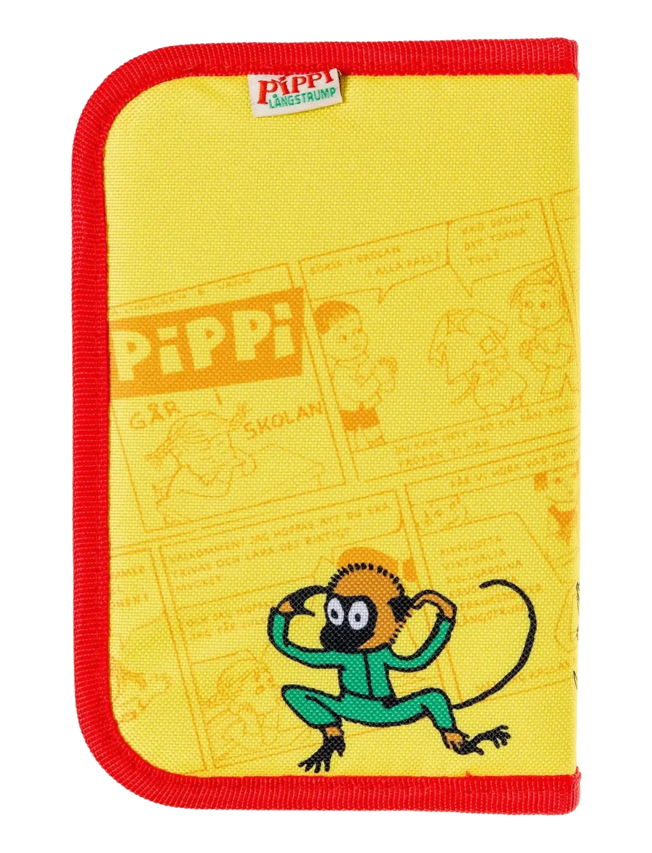 Pippi Langstrømpe - PIPPI fyldt single dækker penalhus - penalhuse - yellow - 3