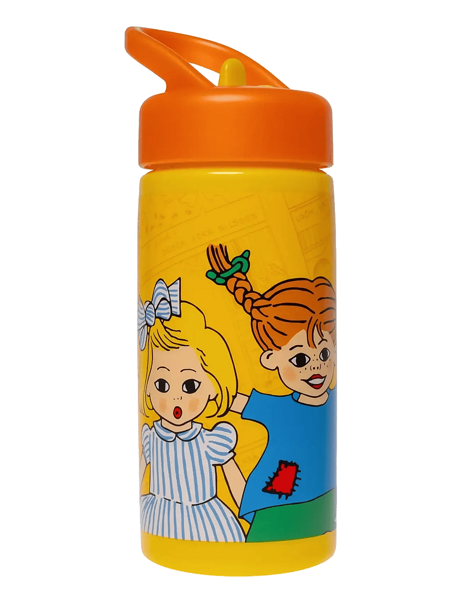 Euromic - PIPPI LONGSTOCKING Sipper water bottle 410ml - yellow - 0
