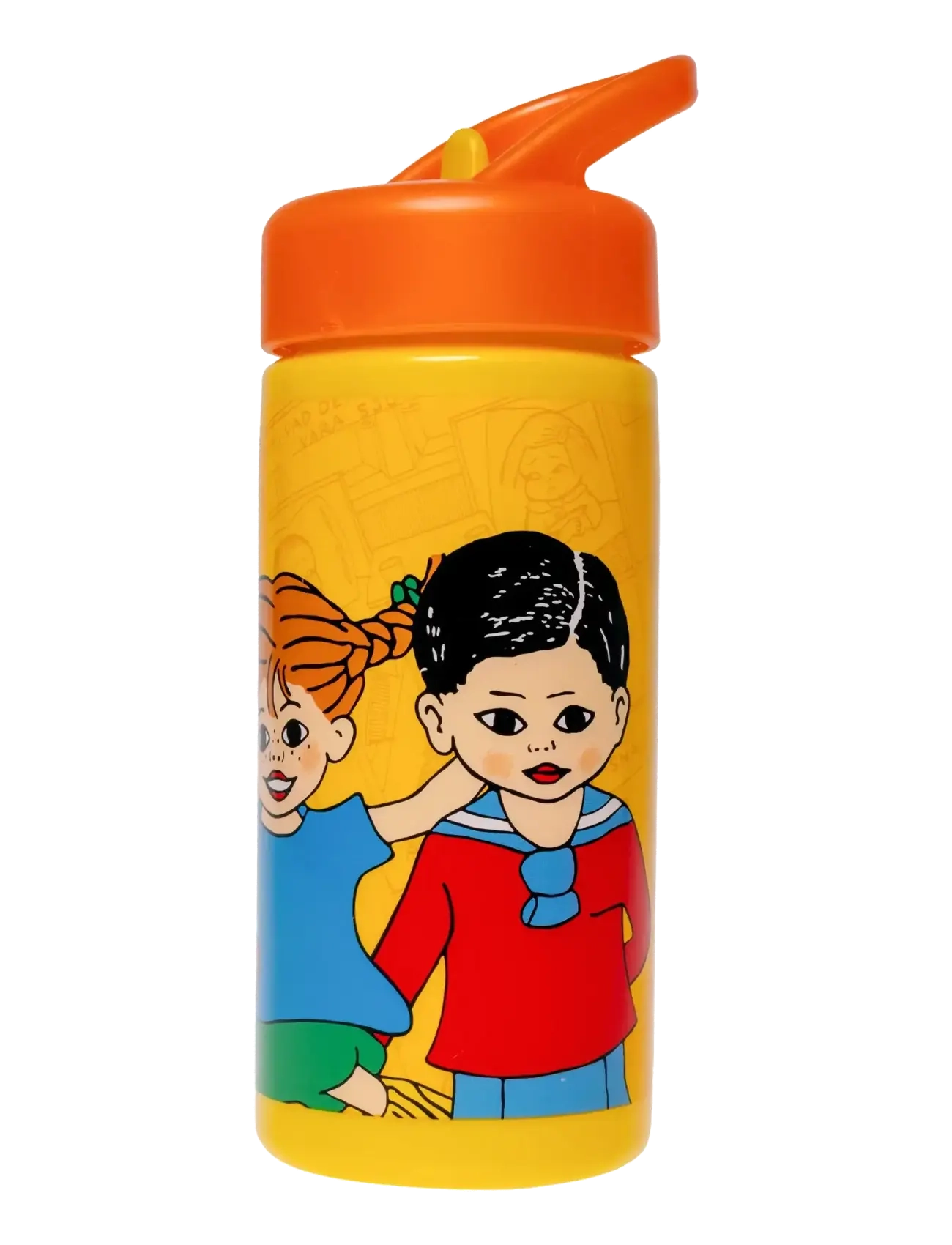 Euromic - PIPPI LONGSTOCKING Sipper water bottle 410ml - yellow - 1
