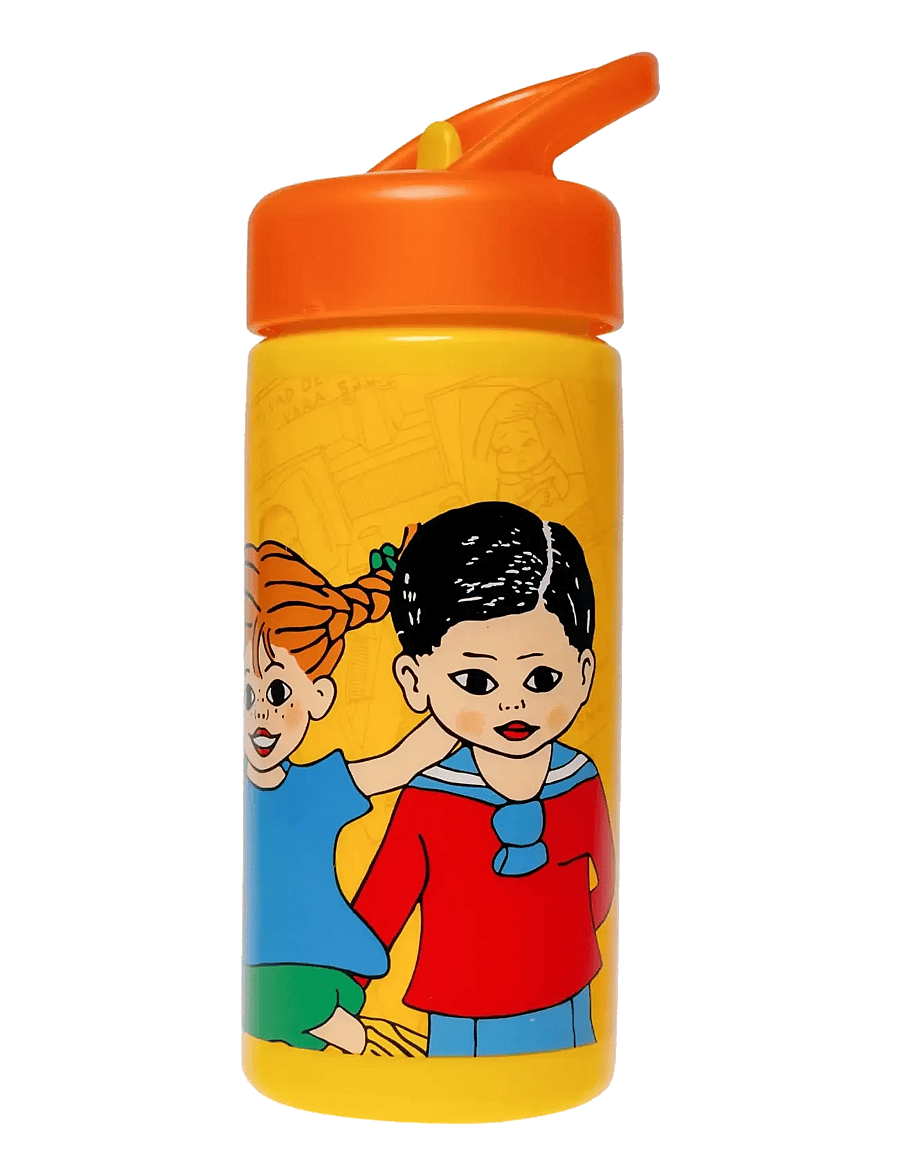 Euromic - PIPPI LONGSTOCKING Sipper water bottle 410ml - yellow - 1