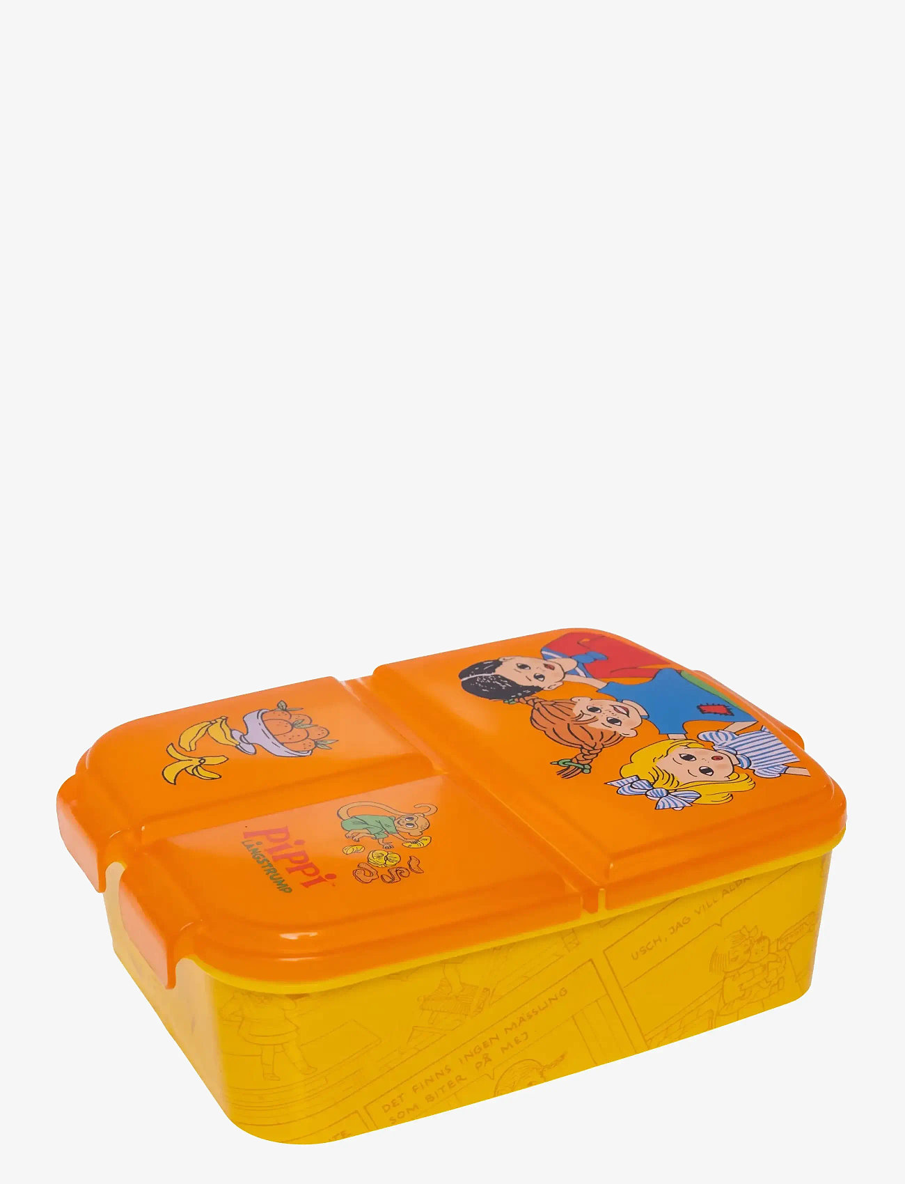 Pipi Pikksukk - PIPPI LONGSTOCKING Multi compartment sandwich box - lõunasöögikarbid - yellow - 0