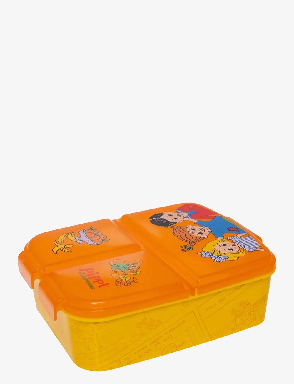 Pipi Pikksukk - PIPPI LONGSTOCKING Multi compartment sandwich box - lõunasöögikarbid - yellow - 0