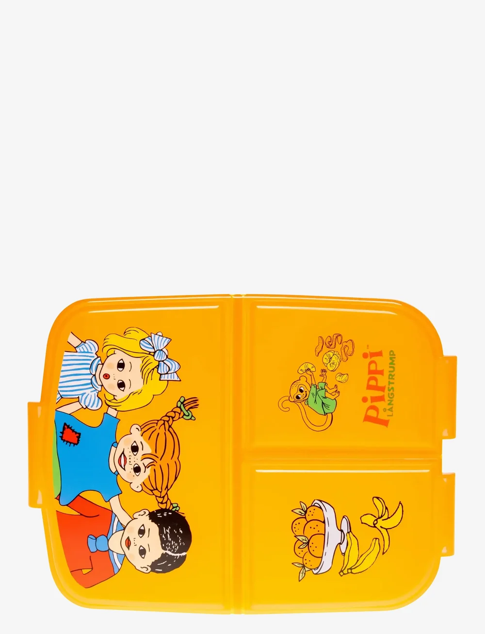 Pipi Pikksukk - PIPPI LONGSTOCKING Multi compartment sandwich box - lõunasöögikarbid - yellow - 1