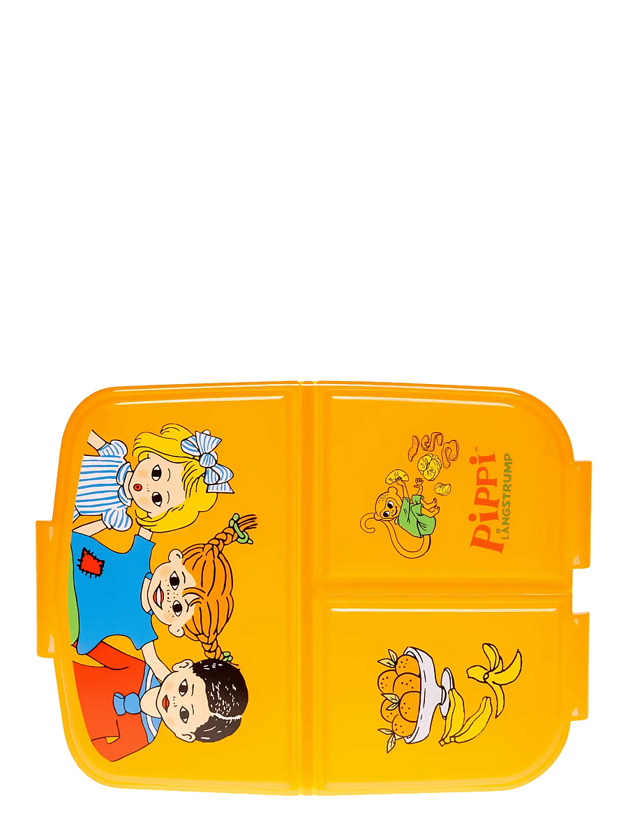 Pipi Pikksukk - PIPPI LONGSTOCKING Multi compartment sandwich box - yellow - 1