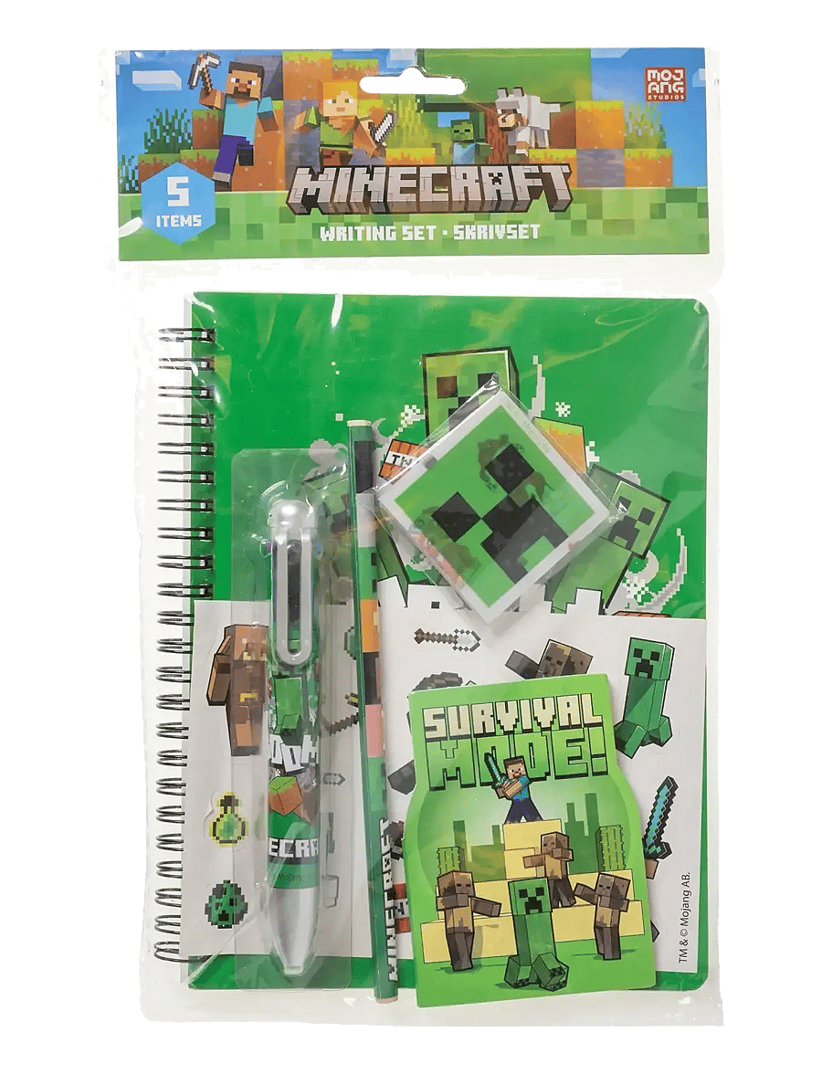 Minecraft - MINECRAFT, Writing Set, w/ multi-color pen - kalenterit & muistikirjat - green - 1